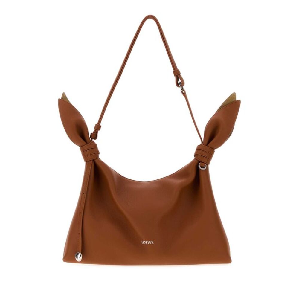 Loewe Women Caramel Leather Medium Scarf Shoulder Bag - Picture 1 of 2